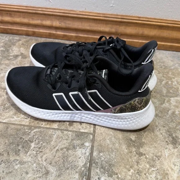 Adidas Adult Puremotion Core Black/White/Magic Mauve‎ 6 Sz 8 - Picture 4 of 9
